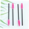 Didiseaon 300pcs Eyelash Disposable Makeup Brushes Lash Curler Eyebrow Comb for Daily Eye Makeup Tool Rosy view 4