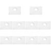 Ciieeo 10pcs Massage Table Towel Massage Pad Massage Table Cover Spa Bed Massage Cushion Massage Headrest Covers Massage Bed Coverlet Rest Barrier White Massage Chair Portable Satin Cloth view 1