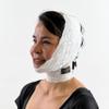 Calla Lace Chin & Cheek Compression with Neck Band and Gel Packs for Cold Treatment (White, M) view 2