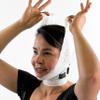 Calla Lace Chin & Cheek Compression with Neck Band and Gel Packs for Cold Treatment (White, M) view 4