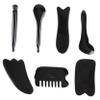 PartyKindom 1 Set of 7pcs Resin Beeswax Massagers for Tool Meridians Massaging Tools Women Self Care view 1