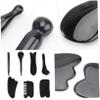 PartyKindom 1 Set of 7pcs Resin Beeswax Massagers for Tool Meridians Massaging Tools Women Self Care view 3