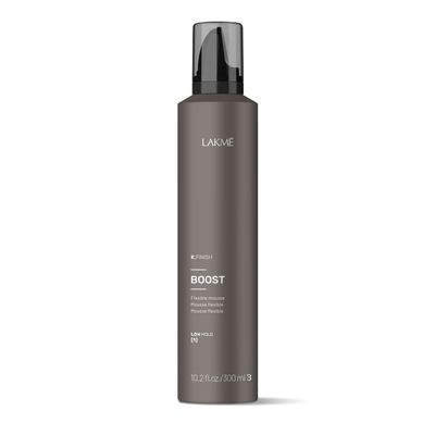Lakm K.Finish Boost Flexible Hold Hair Mousse, Volumizing Mousse, Medium Hold, Frizz Control, 10.2 Fl Oz