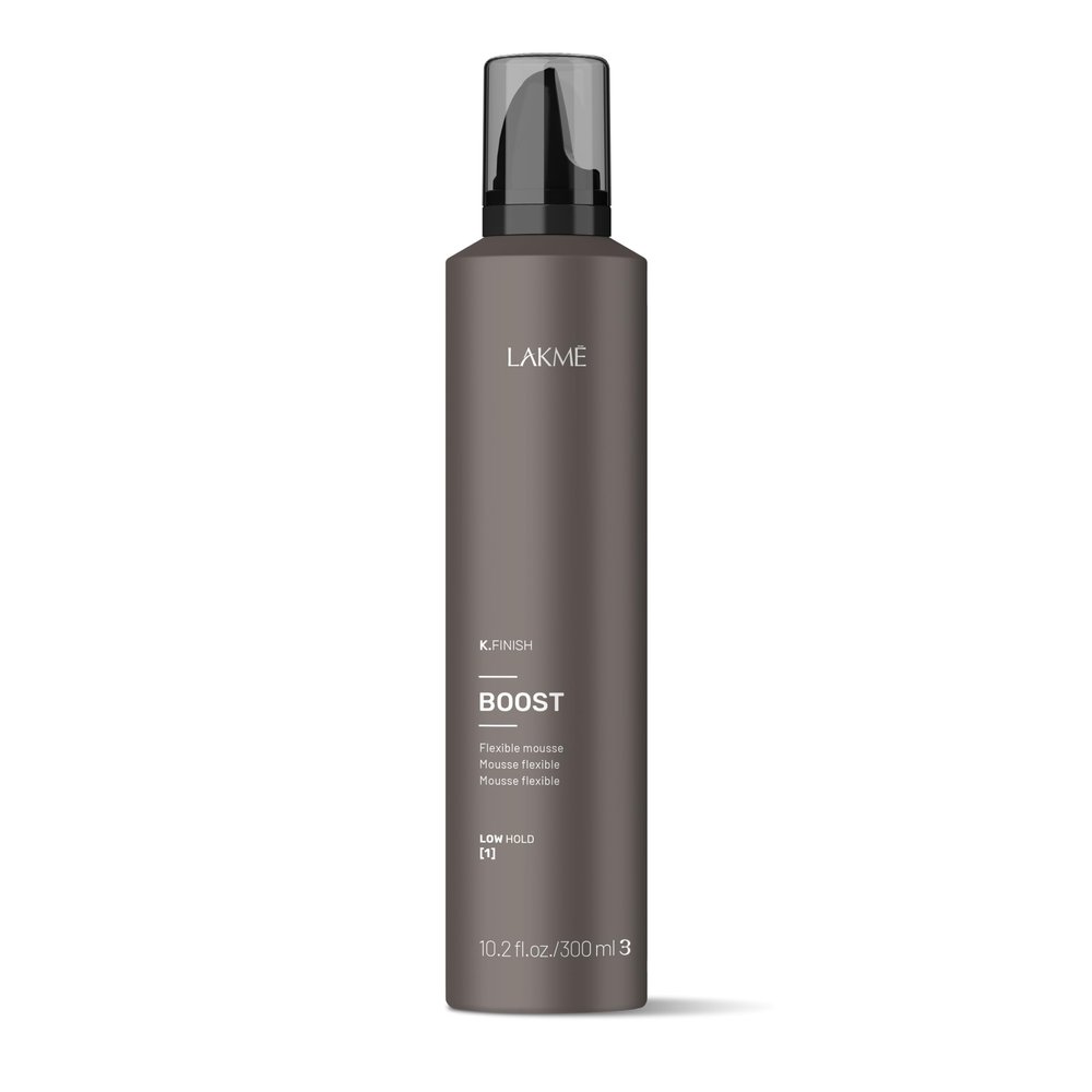 Lakm K.Finish Boost Flexible Hold Hair Mousse, Volumizing Mousse, Medium Hold, Frizz Control, 10.2 Fl Oz