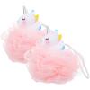 FOMIYES Comfortable Boys and Girls Loofah Bath Ball Shower Scrubber for Bath Toys Set view 1