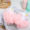 FOMIYES Comfortable Boys and Girls Loofah Bath Ball Shower Scrubber for Bath Toys Set view 3