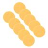 balacoo 10pcs Wood Pulp Facial Cleaning Sponges for Makeup Removal Natural Compress Cosmetic Yellow for All Skin Types view 1