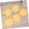 balacoo 10pcs Wood Pulp Facial Cleaning Sponges for Makeup Removal Natural Compress Cosmetic Yellow for All Skin Types view 4