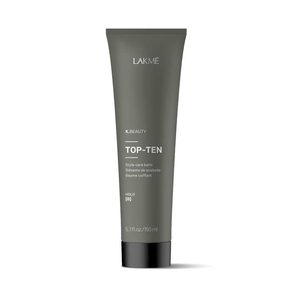 LAKM K.Beauty Top-Ten Hair Styling Balm, Frizz Control, Heat Protectant Spray for Hair, All in One Styling Cream, 5.1 Fl Oz