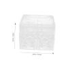 DOITOOL Cosmetics Storage Box Makeup Sponge Holder Multi-grid Makeup Sponge Container Lidded Storage Box for Desktop view 2