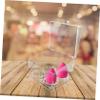 DOITOOL Cosmetics Storage Box Makeup Sponge Holder Multi-grid Makeup Sponge Container Lidded Storage Box for Desktop view 3