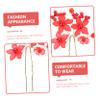 balacoo 20pcs Vintage Flower Hair Forks Elegant Chinese Hair Sticks for Women Girls for Updos for Parties Special Occasions view 2