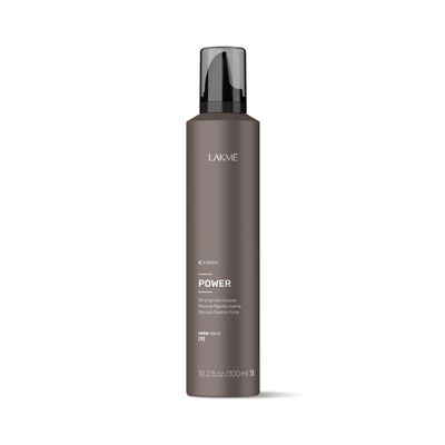 LAKM K.Finish Power Strong Hold Hair Mousse, Volumizing Mousse, Extreme Hold, Frizz Control, 10.2 Fl Oz