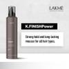 LAKM K.Finish Power Strong Hold Hair Mousse, Volumizing Mousse, Extreme Hold, Frizz Control, 10.2 Fl Oz view 2
