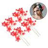 balacoo 16pcs Vintage Flower Hair Forks Hair Sticks for Wedding Special Occasions for Women Girls for Updos Buns view 2