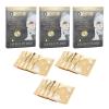 Golden Under Eye Patches (15 Pairs Eye Gels) - 24K Gold Under Eye Mask Rejuvenating Treatment for Dark Circles, Puffy Eyes, Refreshing, Revitalizing, Travel, Wrinkles view 1