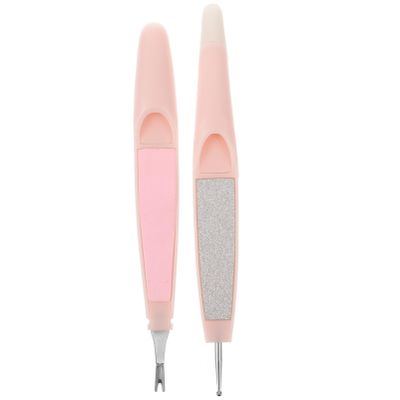 NOLITOY 1set Nail Cuticle Remover Tool Multi-purpose Nail Dotting Pusher for Manicure Compact and Lightweight for Home Use and Professional Salons