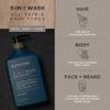 Blackstone Men's Grooming 3-in-1 Wash for Men | Cleanses & Conditions Hair, Body, & Face | For All Skin & Hair Types | With Coconut Oil, Vitamin B5 and Caffeine - Sea & Surf (32 Fl Oz) view 4