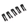 10pcs Eyebrow Brush Eyebrows Comb Foldable Brow Brushes Double Head Pencil Eye Liner Tools Eyebrow Makeup Tool, Black view 3