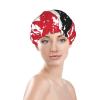 Shower Cap Microfiber for Trinidad And Tobago Flag Bath Cap Shower Bonnet Designed For Women And Girls Waterproof Caps Reusable Double Layer Bath Accessories Hair Cover view 2