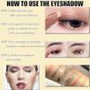 3pcs Two-color Eye shadow Stick Set, Makeup Pen Color Gradient Eye shadow Rotation Flash Radiation Eye shadow Stick Durable Women's Eye Makeup Eye shadow Stick Set Waterproof Sweat Proof (235) view 3