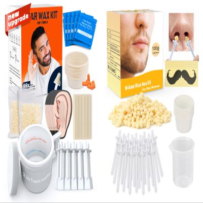 Fun Gift Set, 99 Pcs Waxing Kit for Effective and Easy Ear & Nose Hair Removal