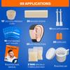 Fun Gift Set, 99 Pcs Waxing Kit for Effective and Easy Ear & Nose Hair Removal view 4