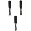 balacoo 3pcs Men Beard Brush Pig Bristles Portable Hair Styling Tool for Grooming Cleaning Ergonomic Handle for Gentle Care Bearded Men view 1