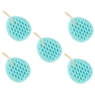 balacoo 5pcs Exfoliating Bath Sponges Shower Sponge Bathroom for Shower Back Scrubber Bathing Body Scrubber