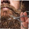 balacoo 3sets Quality Beard Styling Scissors Beard Comb Brush Storage Bag Grooming Kit for Men Caring Tool view 2