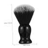 Balacoo 3pcs Foam Beard Brush Badger Shave Cream Brush Facial Hair Brush Hair Removal Brush Round Shape Beard Brush Hair Brush Cleaner Tool Nursing Two-color Accessories Wooden Handle Man view 4