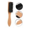 FRCOLOR 3pcs Beard Brush Ergonomic Wooden Handle Natural Bristle Shaving Tool for Men Compact Beard Styling Comb for Grooming and Softening Facial Hair view 4