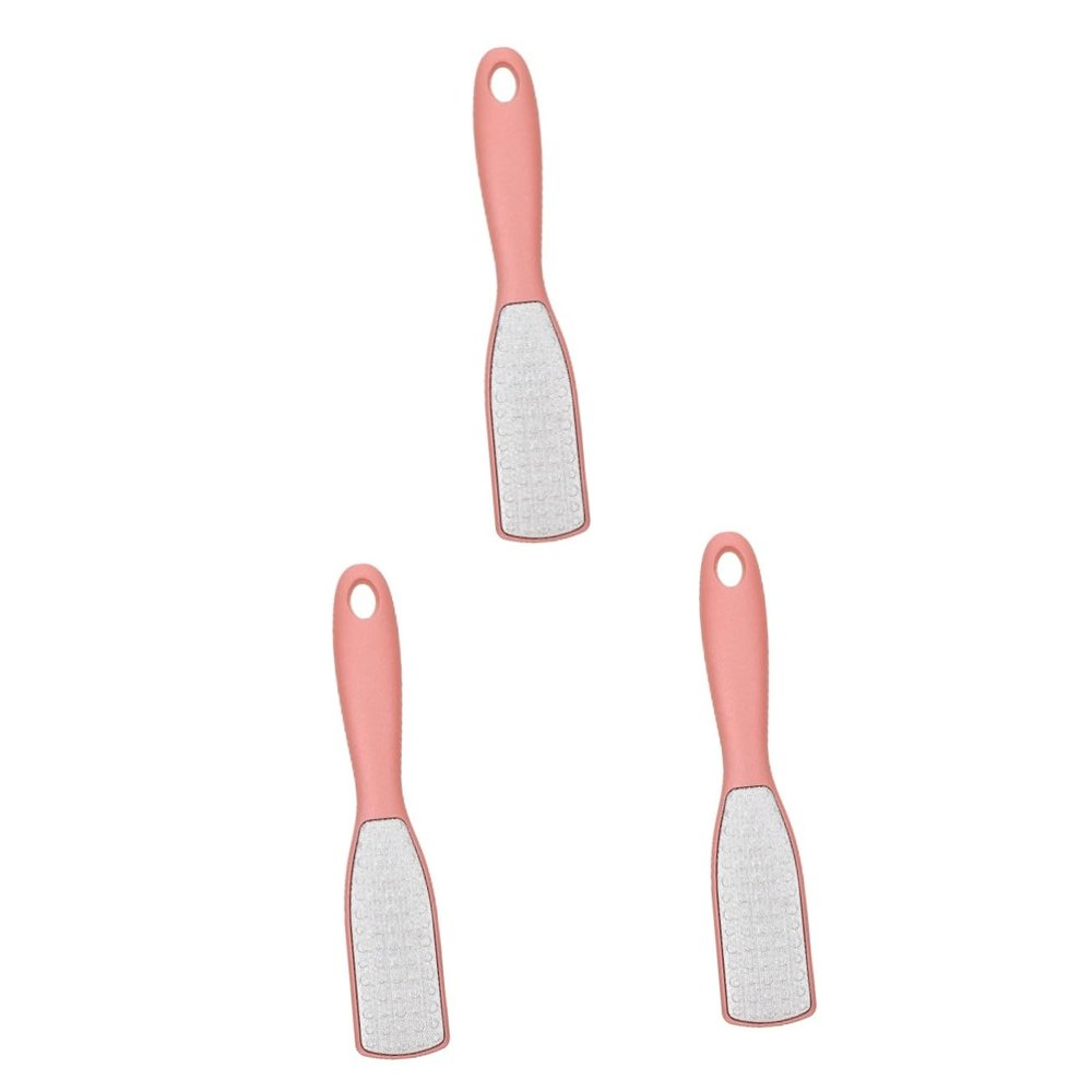FRCOLOR 3pcs Foot Callus Remover Long Handle Double-Sided Foot File for Women Men