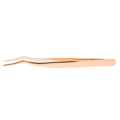 balacoo 3pcs Professional Eyelash Applicator Precision Tweezers Crescent Tip Stainless Steel for Natural Look