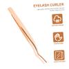 balacoo 3pcs Professional Eyelash Applicator Precision Tweezers Crescent Tip Stainless Steel for Natural Look view 2