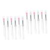Balacoo 12 Pcs Silicone Lip Brush with Lid Makeup Lip Lip Mask Brush Lidded Creme Eyeshadows Cream Eye Shadow Lip Gloss Brush Silicone Lip Mask Spoons Silica Gel Cosmetics Lips, 10.7x0.8cm view 1