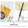 Balacoo 12 Pcs Silicone Lip Brush with Lid Makeup Lip Lip Mask Brush Lidded Creme Eyeshadows Cream Eye Shadow Lip Gloss Brush Silicone Lip Mask Spoons Silica Gel Cosmetics Lips, 10.7x0.8cm view 4
