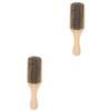 balacoo 2pcs Retro Beard Brush Soft Boar Bristles for Beard Care Dual-sided Styling Tool Quality Hair Grooming Brush for Men for Shaving and Maintenance view 1
