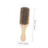 balacoo 2pcs Retro Beard Brush Soft Boar Bristles for Beard Care Dual-sided Styling Tool Quality Hair Grooming Brush for Men for Shaving and Maintenance view 2