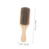 balacoo 2pcs Retro Beard Brush Soft Boar Bristles for Beard Care Dual-sided Styling Tool Quality Hair Grooming Brush for Men for Shaving and Maintenance view 3