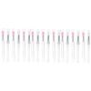 Balacoo 18 Pcs Silicone Lip Brush with Lid Lipstick Brush Pp Transparent Plastic Handle Small, 10.7x0.8cm view 1