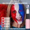 BEUKING Matte Lipstick Festival White Lip Tint Gloss Face Painting Stick Silky High Pigment Smooth Velvet Waterproof White Black Green Blue Lip Gloss Halloween Daily Stain Lip Make Up Cosmetics (LC02) view 3