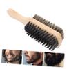 balacoo 3pcs Double-sided Beard Brush Boar Bristles Versatile Hair Brush for Men Exfoliates Skin Reduces Itch for Salon Home Grooming view 3