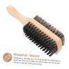 balacoo 3pcs Double-sided Beard Brush Boar Bristles Versatile Hair Brush for Men Exfoliates Skin Reduces Itch for Salon Home Grooming view 4