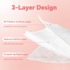ICOTLE Square Cotton Pads,100% Cotton, Not to Shed or Fall Apart, 60 Count, Unique Triple-Layer Design for Daily Skin Care view 4
