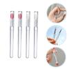 balacoo 16pcs Portable Lipstick Lids Silicone Lip Brush for Makeup for Lip Gloss Foundation for Daily Use view 3