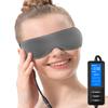 Aroma Season Heated Eye Mask, Warm Eye Compress for Dry Eyes Stye Blepharitis MGD and Blepharitis, Moist Heat Treatment to Unclog Lacrimal Glands (Dark Gray) view 1