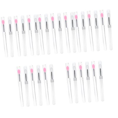 FRCOLOR 30pcs Portable Silicone Lip Brush Covers Reusable Lip for Lipstick and Masks Makeup Tools for Women Easy to Carry for Daily Use