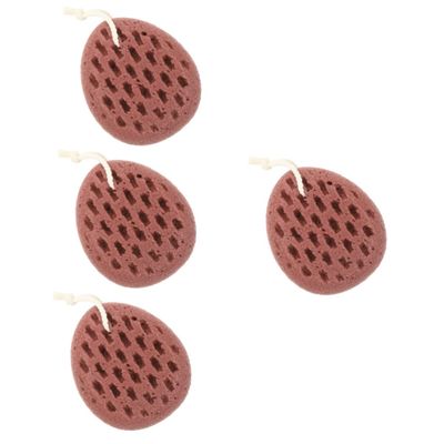 balacoo 4pcs Supple Reusable Bath Sponge Adorable Skin Cleaning Scrubber for Gentle Body Cleansing Convenient for Easy Storage for Daily Use and Gifting