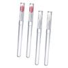 Balacoo 20 Pcs Silicone Lip Brush with Lid Eyeshadow Lip Makeup Brush Silicone Lip Applicator Makeup Tools Exfoliating Lip Brush Lipstick Lip Applicator Silica Gel, 10.8x0.9cm view 2